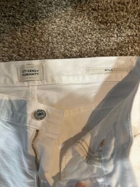 Citizens of Humanity White Denim Jeans - Skyla